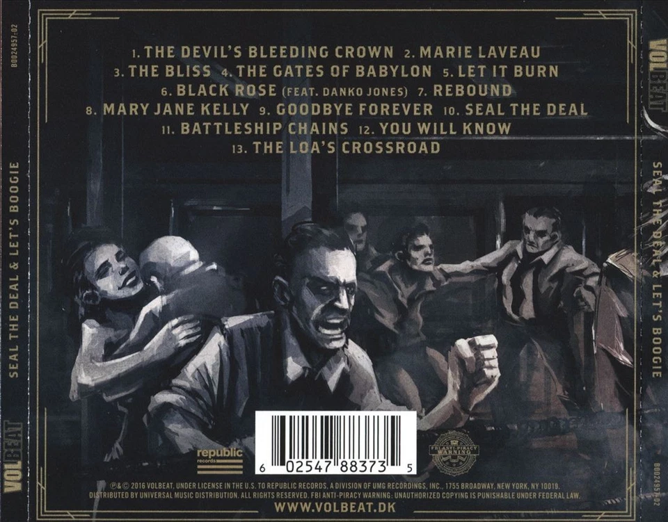 VOLBEAT - SEAL THE DEAL & LET'S BOOGIE NEW CD Foto 1 de 1
