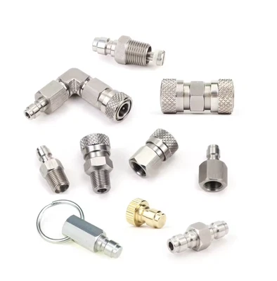 PCP 8MM Foster Quick Disconnect Adapter Fittings Fill Nipple 1/8NPT 1/8BSP M10*1