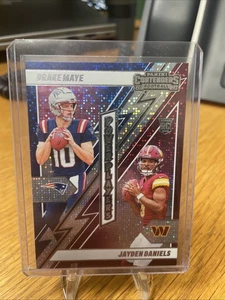 Contenders Jayden Daniels/Drake Maye Power Players Sparkle RC #22 2024 - Imagen 1 de 2