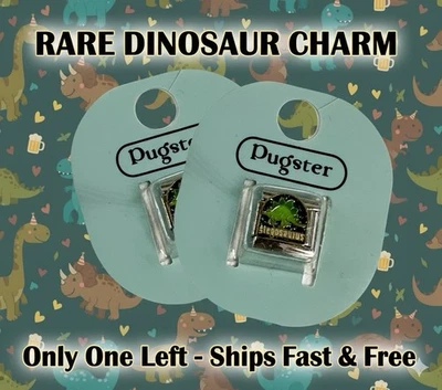 Pulsera Pugster Stegosaurus Dinosaurio Italiano Dije Eslabón Joyería Coleccionable Foto 1 de 3