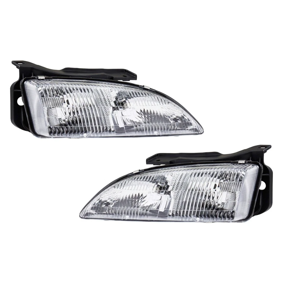 For Chevy Cavalier 95-99 Headlight Set Driver & Passenger Side Replacement - Imagem 1 de 1