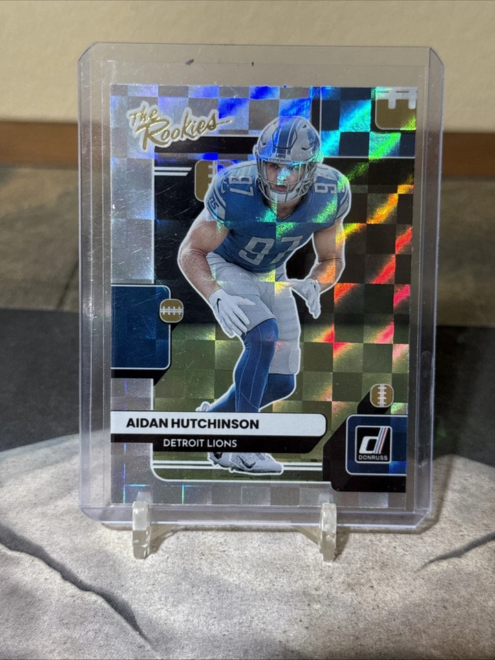 2022 Donruss Aidan Hutchinson The Rookies Rookie RC #TR-13 Lions - Image 1 of 1