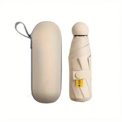 55% en Paraguas de Lluvia Portátil Bolsillo Compacto Mini Paraguas 5 Pliegues Parasol Foto 1 de 4