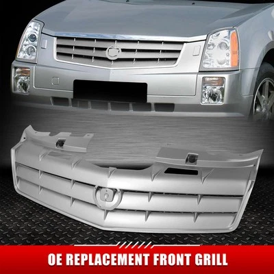 [Horizontal Slat] For 04-05 Cadillac SRX OE Style Front Grille w/ Badge Slot - Изображение 1 из 4