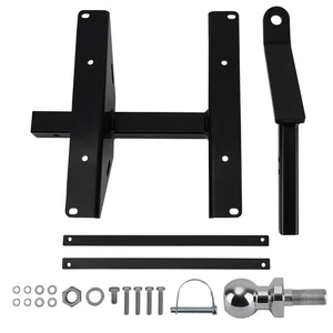 11" Height Trailer Hitch for HD Tri-Glide/Freewheeler 2011+ Chrome Ball Mount - Picture 1 of 12