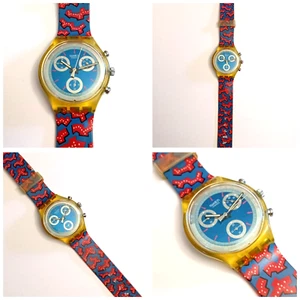 Swatch Chrono Wild Card SCK100 1993 Vintage Orologio da polso Anni 90 Quarzo - Imagen 1 de 8