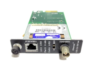 TRANSITION NETWORKS C/E-CX-TBT-04 / CECXTBT04 CARD ETHERNET - USED WORKING - Picture 1 of 7