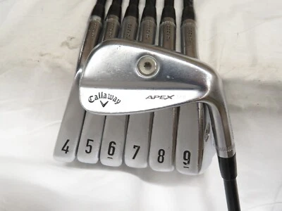 Used RH Callaway Apex MB Forged Iron Set 4-PW KBS TGI 110 Extra Stiff+ Graphite - Image 1 of 4
