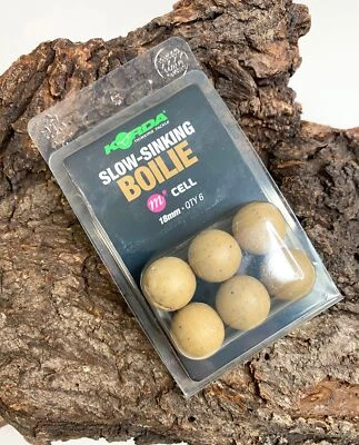 Korda Slow Sinking Boilie Wafter Mainline Cell 18mm 6 Stück Plastic Fake Food - Bild 1 von 2