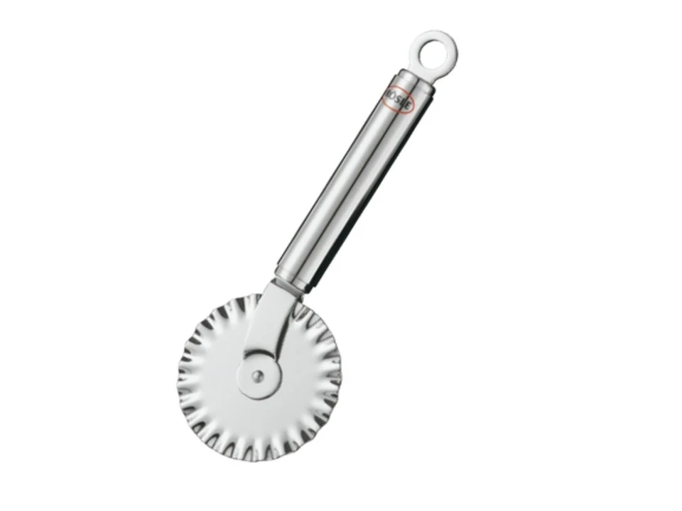 Rueda de pastelería de mango redondo de acero inoxidable Foto 1 de 1