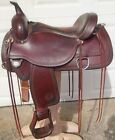 17" CIRCLE Y Flex 2 Topeka 1651 Trail Saddle~WIDE~NICE CLEAN SUPPLE CONDITION