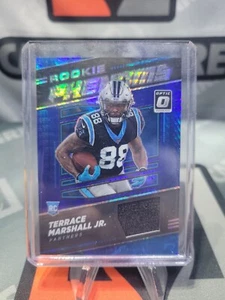 2021 Donruss Optic Terrace Marshall Jr. Blue Hyper Rookie Phenoms Patch #RP-18 - Picture 1 of 2