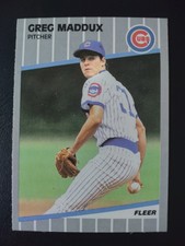 Greg Maddux - Chicago Cubs - 1989 Fleer Baseball Card #431