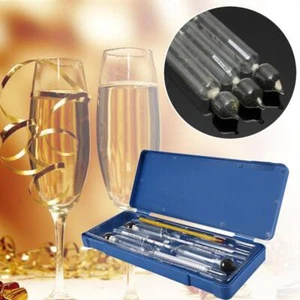 3Pcs Hydrometer Alcohol Meter Vinometer Tester With Gadget Set' √ R3Z8 ◇ф N8O0 - Picture 1 of 12