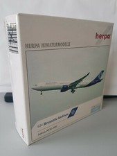 1:500 Herpa Wings 508582 SN Brussels Airlines Airbus A330-300 with Registration
