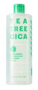 Nature Republic Green Derma Tea Tree Cica Big Toner 500ml Moisturizing K-Beauty - Picture 1 of 10