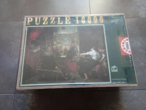 PUZZLE EDUCA 10000 - LAS HILANDERAS - DE VELAZQUEZ. EDICION CAJA MADERA. NUEVO. - Imagen 1 de 4