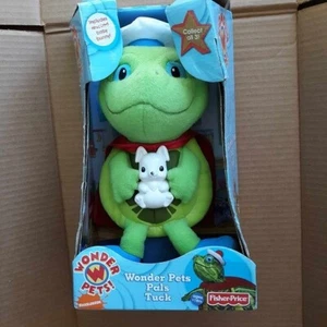 Wonder Pets Pals TUCK Turtle Plush Stuffed Animal Fisher Price NEW In Box Bunny - Picture 1 of 6