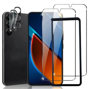 2+2 Protector De Pantalla y Camara Vidrio Templado Para Samsung Galaxy S23 PLUS - Picture 1 of 7