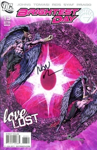 BRIGHTEST DAY #13 HAWKMAN & HAWKGIRL SIGNED BY ARTIST IVAN REIS & DAVID FINCH - Picture 1 of 3