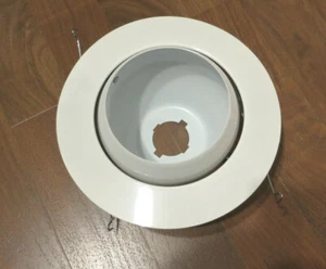 Utilitech Recessed 4-Inch Eyeball Trim with Baffle, White - Picture 1 of 2