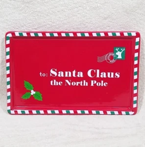 CARTA A SANTA CLAUS POLO NORTE 8" X 5" PLATO GALLETA MARTHA STEWART VACACIONES - Imagen 1 de 16