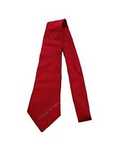 Ozwald Boateng Men's Tie Red 100% Silk