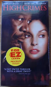 High Crimes - New Sealed Screener Full Length Promo VHS - Morgan Freeman - Picture 1 of 2