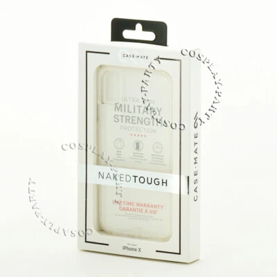 Funda Mate 5.8" iPhone XS y iPhone X Desnuda Resistente Rígida a Presión - Transparente Foto 1 de 4