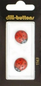 Dill Buttons ~ (1563) - 5/8" - 2 ct - Picture 1 of 1