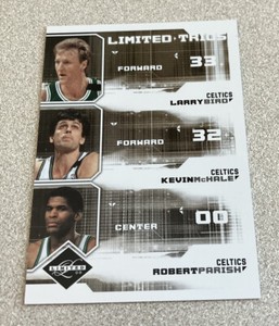 2009 Panini Limited Trios #7 Larry Bird Kevin McHale Robert Parrish Celtics /99
