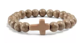 Armband Blau Türkis Kreuz - Bild 1 von 18