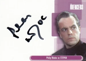 LOS VENGADORES DEFINITIVOS SERIE 1 (2003) - A11 PHILIP MADOC (STEPAN) AUTÓGRAFO (1) - Imagen 1 de 1