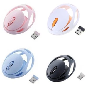Portable Cute Cartoon Wireless Mouse Quiet Usb Optical Computer Design 1200dpi - Picture 1 of 22