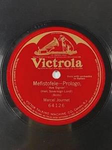 MARCEL JOURNET: Mefistofele-Prologo - 1917 - 64126 - 78RPM - VG++ - Picture 1 of 1