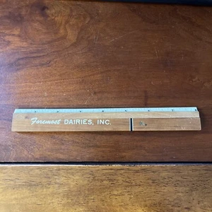 Vintage Foremost Dairies Advertising Food Beverage Drink 8” Ruler - Picture 1 of 4