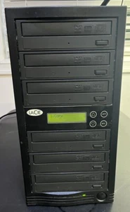 🔥🔥LaCie Dupli Disc (6) DVD125 USB 2.0 (MAP-N57) Duplicator Great Condition - Afbeelding 1 van 15