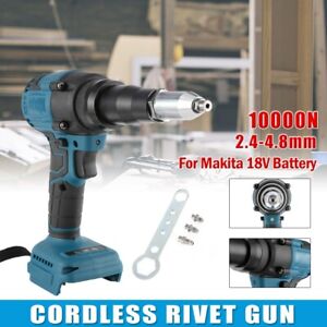 Professional Electric Rivet Nut Gun Cordless Power Drill Tool Kit For Makita 18V