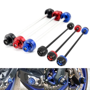 For YAMAHA FZ07 MT07 XSR700 14-25 Front Rear Axle Fork Crash Slider Stand Screws - Picture 1 of 21