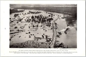PRINT ARTICLE The Great Mississippi Flood of 1927 by Frederick Simpich 47 pgs - Picture 1 of 6