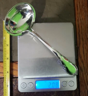 🔎LUNT c1941 MODERNO VICTORIANO PTRN PLATA ESTERLINA 🤑 SALSA 🤎 CUCHARÓN 👀 Foto 1 de 4