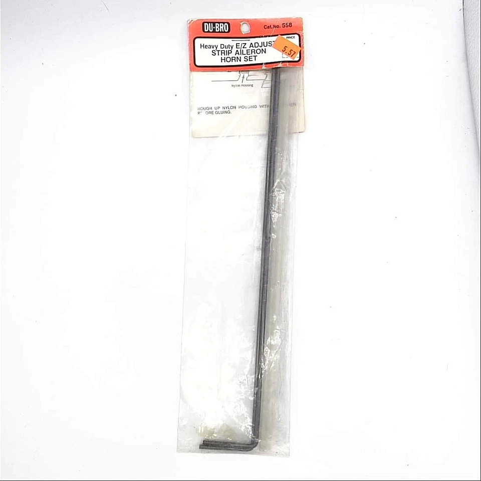Dubro 558 Heavy Duty E/Z Adjust Strip Aileron Horn Set - Image 1 of 1