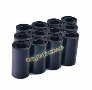 12 Pcs New Cell Battery Adaptor Converter Case AA to C Size Battery Holder Case - Imagen 1 de 1