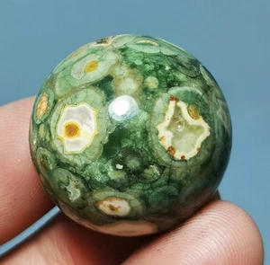 Natural Magpie Jasper Stone Quartz Crystal Ball Reiki Healing - Picture 1 of 8