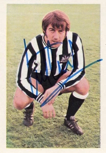 Vintage SIGNED FKS 1971/72 Sticker FRANK CLARK NEWCASTLE UNITED - Picture 1 of 1