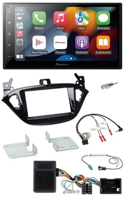 Pioneer DAB Bluetooth 2DIN USB Lenkrad Autoradio für Opel Adam ab 2013 Corsa E - Bild 1 von 4