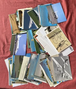 130x Aviation Postcards & Photo's job lot Modern Military & Civil Aircraft - Picture 1 of 15
