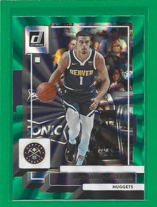 2022-23 Donruss Basketball Holo Laser Green Michael Porter Jr. #91 Nuggets - Picture 1 of 2