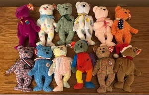 NWT Ty Lot of 12 Beanie Babies- Curated to Display One a Month - Picture 1 of 1