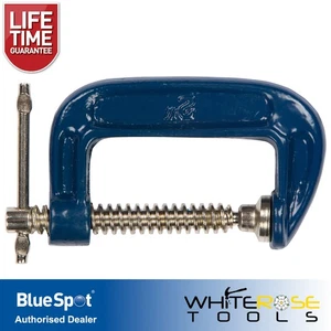 BlueSpot G-Clamp Fine Thread 50mm 2in Wood Metal Work Vice Cast Iron Frame - Picture 1 of 3